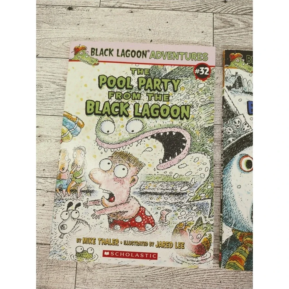 Black Lagoon Adventure Lot of 3 2000s Paperback Mike Thaler Scholastic kid humor